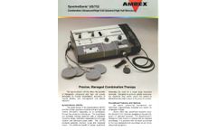 SynchroSonic - Model US-752 - Combination Ultrasound/High Volt Muscle Stimulator - Brochure