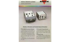 Model MS324A, MS324AB and MS-322 - Low Volt AC Muscle Stimulator - Brochure