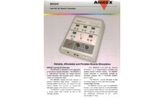 Model MS-324 C - Low Volt AC Muscle Stimulator - Brochure