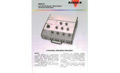 Model MS-401B - Low Volt Bi Phasic / Mono Phasic AC Muscle Stimulator - Brochure