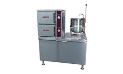 Crown - Model DCX - Direct Steam Two Compartment Convection Steamer with Kettle