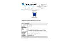 Lakeside - Model P-X21 - Preferred Treatment Cart, 21 Inch Drawer Capacity - Datasheet