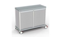 Lakeside - Model TRS-110D - Double Door Logistics Supply Cart, 43 Inches Tall