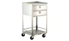 Lakeside - Model 358 - 300 Lb Capacity Compact Utility Stand, (2) 16.75 x 18.75 Inch Shelves, (2) Drawers