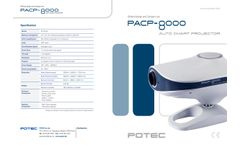 Potec - Model PACP-8000 - Auto Chart Projector - Brochure