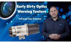 Infrared Gas Detector GD10 - Early Dirty Optics Warning Feature - Video