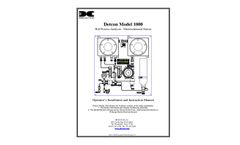 Detcon Model 1000 H2S Process Analyzer - Electrochemical Sensor - Manual