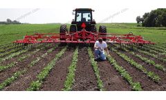 Powder water crystals for plants in large-scale farming