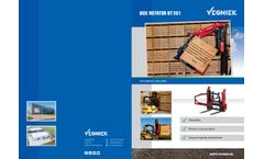 Vegniek - Model BT301 - Robust and Compact Forward Tipping Box Rotator - Brochure
