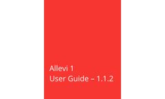 Allevi - Model 1 - Bioprinters - User Manual
