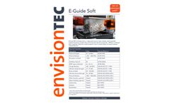 EnvisionTEC - E-Guide Soft - Brochure