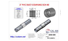 Cal-Am - PVC Duct Coupling - Brochure
