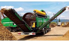 Powerscreen - Model TTS 520E - Full Electric Two-Fraction Mobile Drum Screen