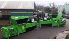 Bartontech - Model 800 Schort - Semi-Automatic Baler and Horizontal Channel Press