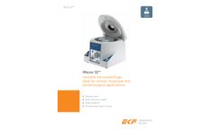 Micro 12 - High Speed Microcentrifuge Brochure