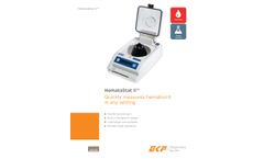 HemataStat II - Hematocrit Centrifuge Brochure
