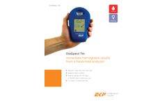 DiaSpect - Model Tm - Hemoglobin Analyzer - Datasheet