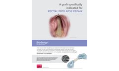 Biodesign Rectopexy Graft Data Sheet