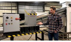 Cannabis Waste - Hemp Biomass Shredder - Shredmaster 10.- Video