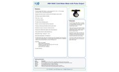 H2O Degree - Model WM-1000C - Cold Water Meter Brochure