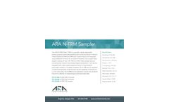 ARA - Model N-FRM - Portable, Battery-Powered Particulate Sampler - Brochure