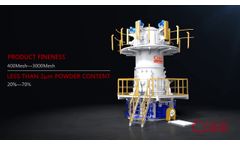 3000 mesh ultrafine powder grinding mill composition - Video
