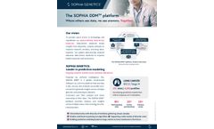 SOPHiA - Version DDM - Next-Generation Sequencing (NGS) Software for Genomics - Brochure