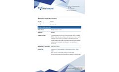 Matexcel - Model CER-0028 - Bredigite Bioactive Ceramic - Brochure
