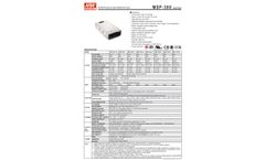 MEAN WELL - Model MSP-300 Series - 300W Single Output Medical Type Enclosed Switching Power Supply Brochure