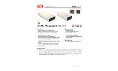 MW - Model NMP Series - 650W/1200W Modular Power - Brochure