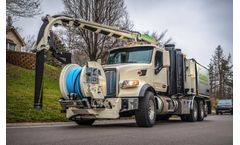 Aquatech - Model F-Series - Front-mounted Hose Reel Combination Sewer Cleaner