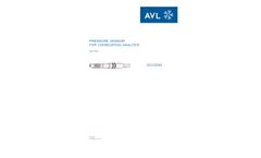 AVL - Model GH15DKE-B - Pressure Sensor for Combustion Analysis - Brochure