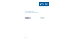 AVL - Model GH15DK - Pressure Sensor for Combustion Analysis -Brochure