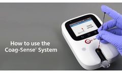 Coag-Sense PT/INR Monitoring System - Video
