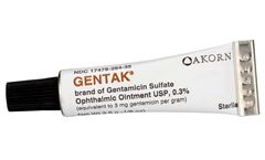 Gentak - Model 17478-284-35 - Gentamicin Sulfate Ophthalmic Ointment, USP