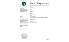 TC - Model URS-1A - Urine Reagent Strip - Ascorbic Acid - Brochure
