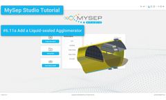 MySep Tutorial #6.11a: Specify a Liquid Sealed Agglomerator - Video