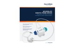 Monteris - Disposables - Robotic Probe Driver - Brochure