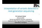 Expert talk | Interpretation of variants detected in Next-Generation Sequencing (NGS) - Video