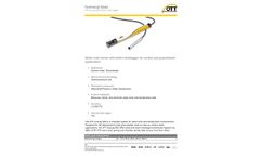 OTT ecoLog - Model 500 - Water Level Logger - Datasheet