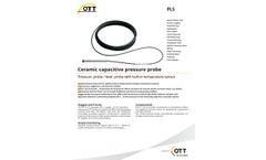 OTT HydroMet - PLS - Ceramic Capacitive Pressure Probe - Datasheet