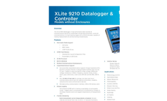 Sutron XLite Data Logger Product Sheet