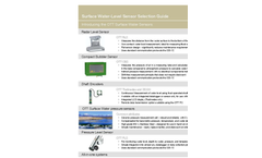 Sensor Selection Guide Surface Water - Technical Note
