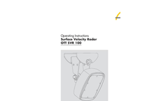 OTT SVR 100 - Surface Velocity Radar - Operating Instructions Manual
