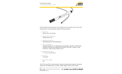 OTT ecoLog - Model 1000 - Self-Contained Groundwater Level Logger - Technical Datasheet