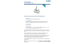 Adcon - Model Series 6 RTU - Remote-Controlled, Ultra Low-Power Datalogger - Technical Datasheet