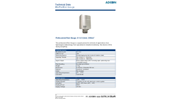 Adcon - Model RG Pro - Professional Rain Gauge - Datasheet