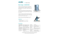 Adcon - Model RG1 - Universal Rain Gauge Sensor - Brochure