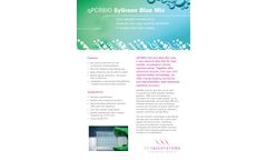 SyGreen - Model qPCRBIO - Non-Reactive Blue Mix Dye Reagents - Brochure
