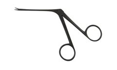 Steris - Model PH342850 - Beale Aural Forceps Crocodile Action With Fine Serrated Jaw And Black Finish 70mm Shoulder Length